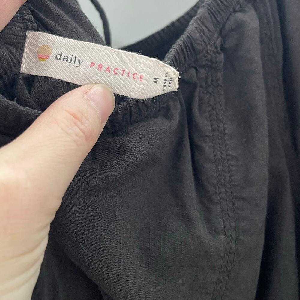 Anthropologie Daily Practice Mollie Tunic Dress Black M - Picture 7 of 10